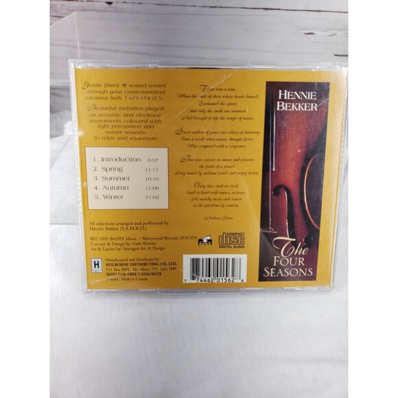 Tapestries The Four Seasons by Hennie Bekker (CD, 1995, Holborne) - Picture 4 of 5